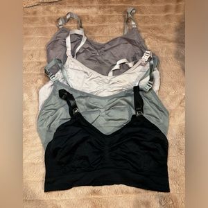 4 nursing bras